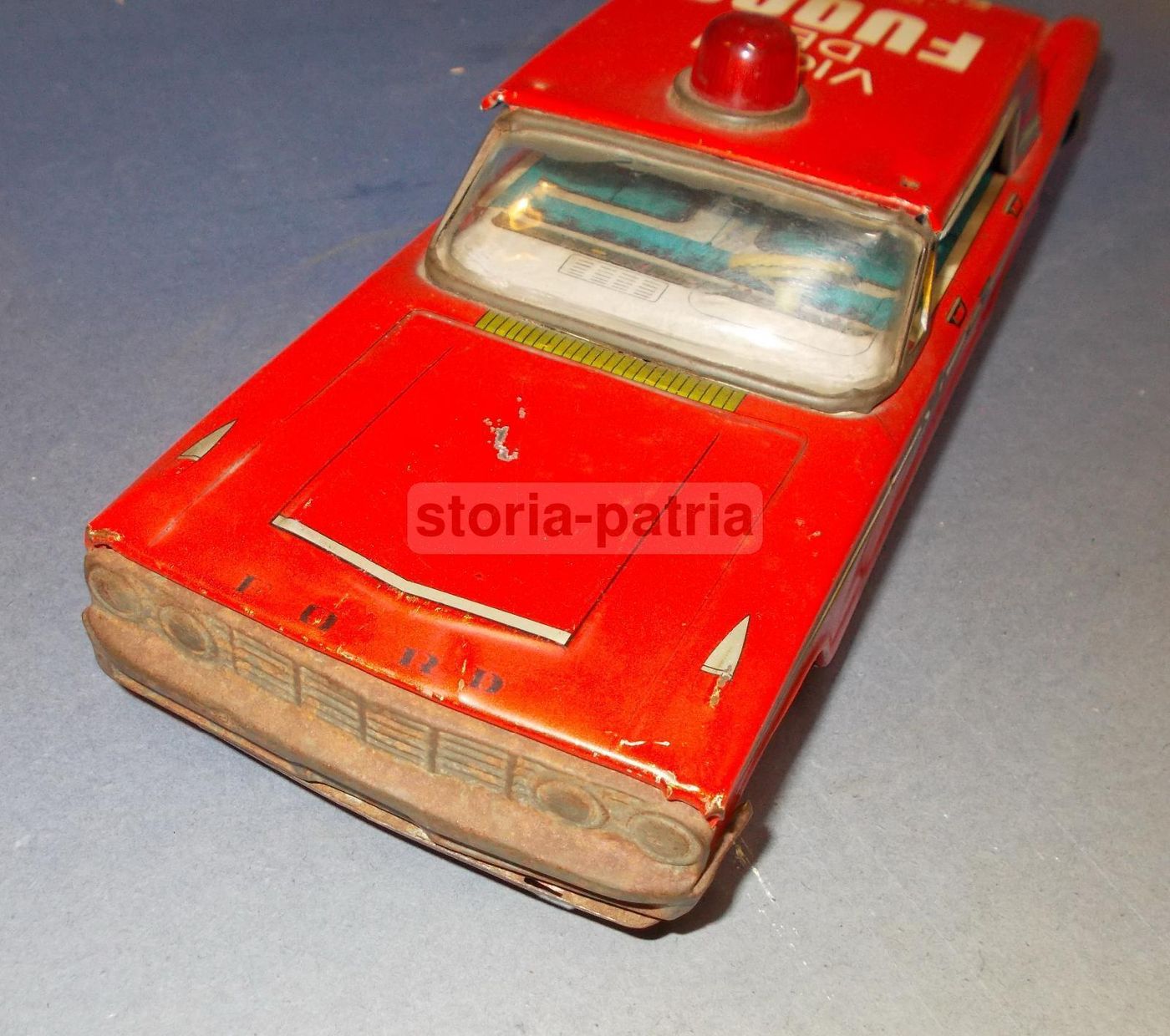 Automobilina Vigili Del Fuoco Ford In Latta, Anni '50
