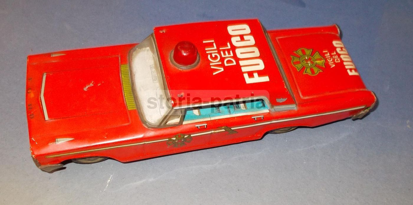 Automobilina Vigili Del Fuoco Ford In Latta, Anni '50