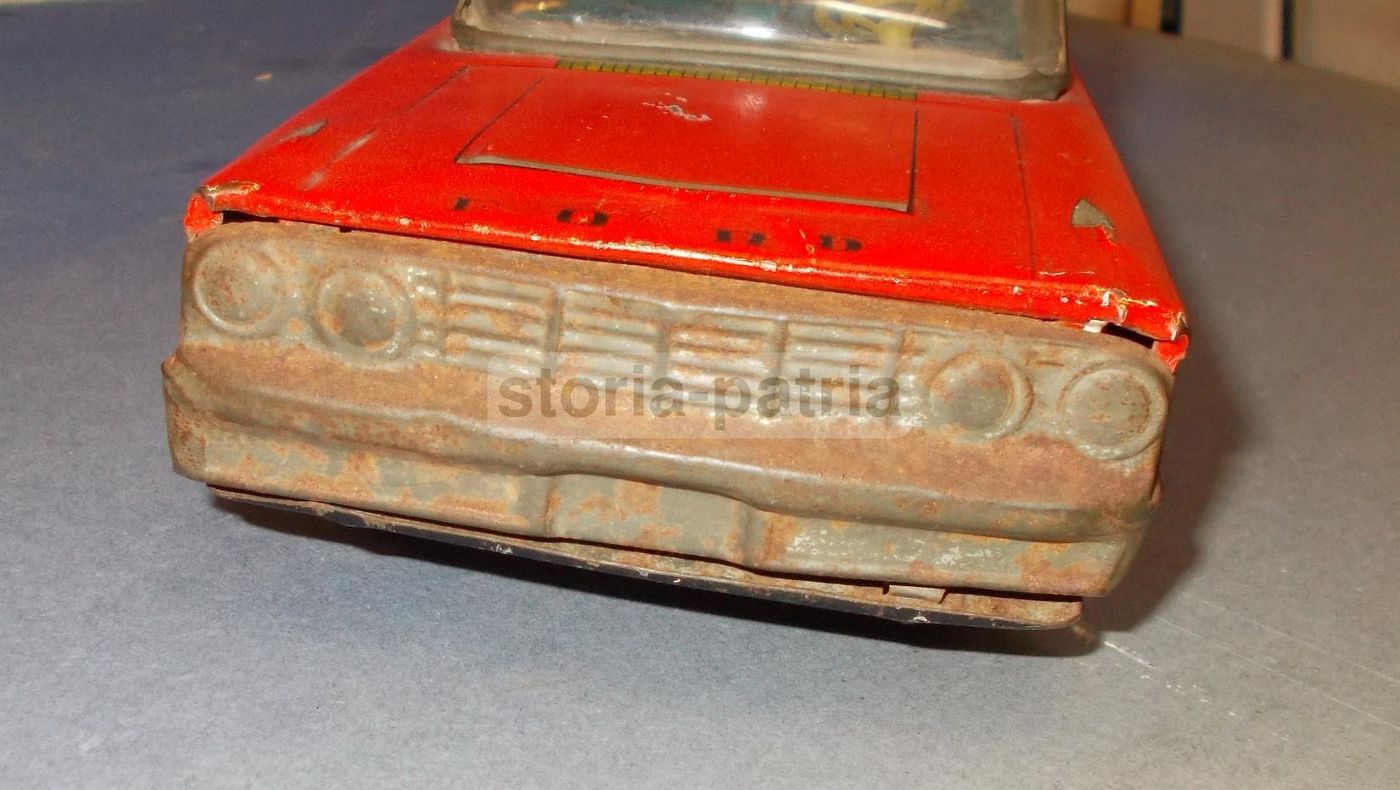 Automobilina Vigili Del Fuoco Ford In Latta, Anni '50