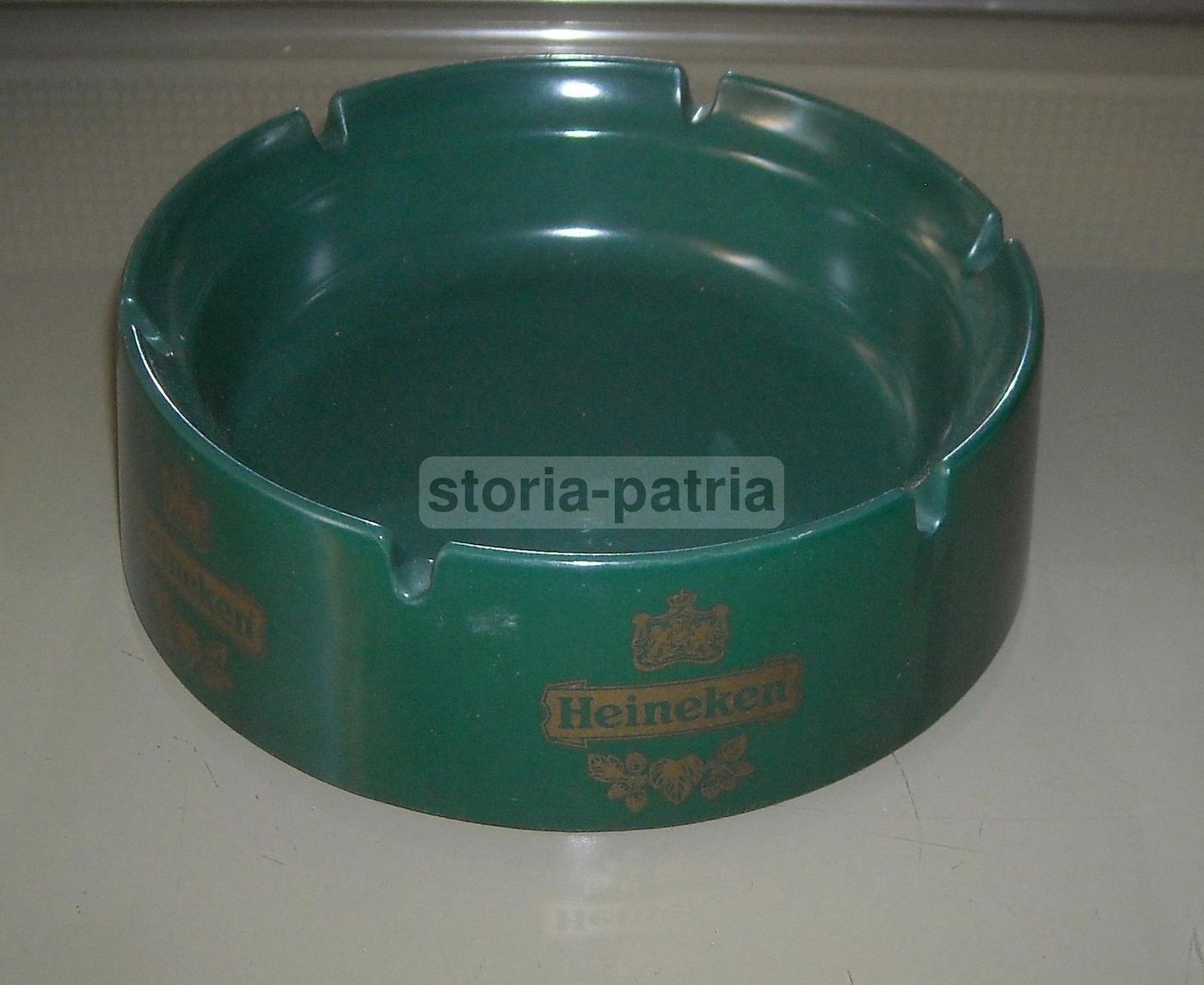 Posacenere Heineken Vintage Anni '70 Stemma Araldico Mebel Italy