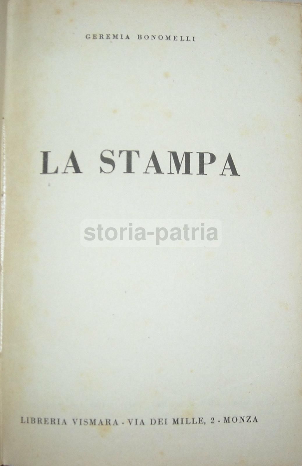 La Stampa Di Geremia Bonomelli, 1945. Libertà Di Stampa E Giornalismo