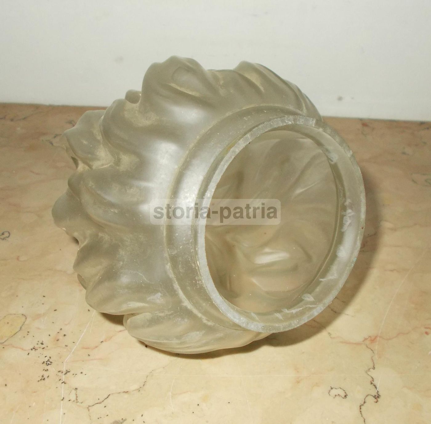 Coppa In Vetro Per Lampada Stile Murano, Primo Novecento