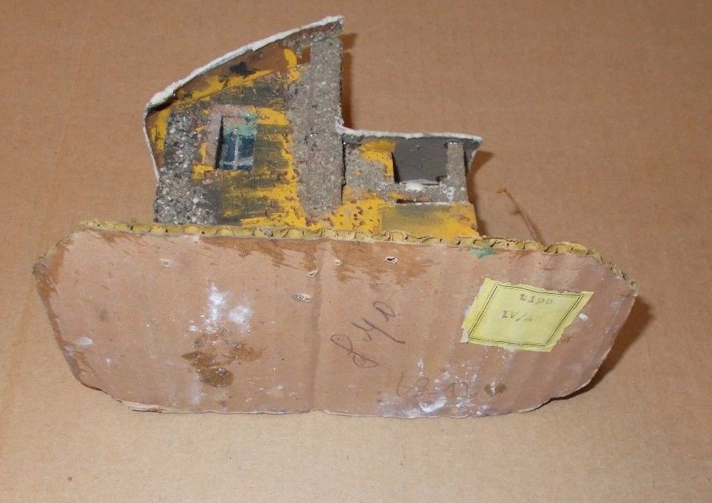 Casetta Rustica Per Presepe In Materiali Misti, Anni '20 '30