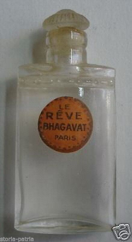Boccetta Profumo Le Reve Bhagavat Paris Vintage Anni '30