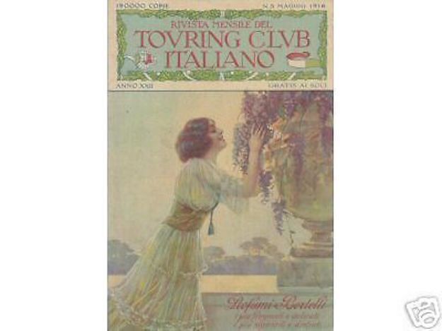 Pubblicità Profumi Bertelli E Accumulatori Tudor, Liberty 1900