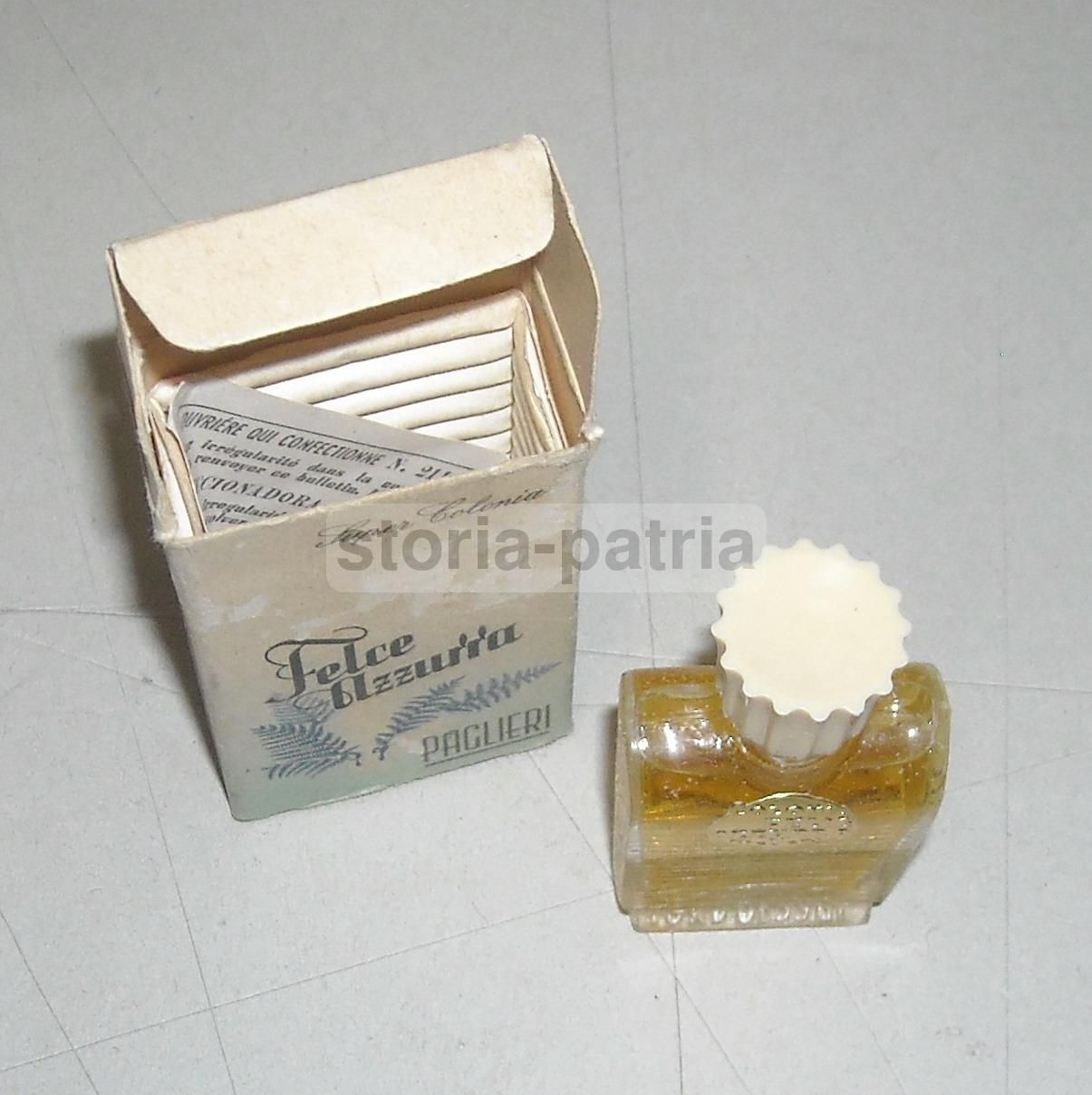 Super Colonia Felce Azzurra Paglieri Anni '50 Con Astuccio Originale