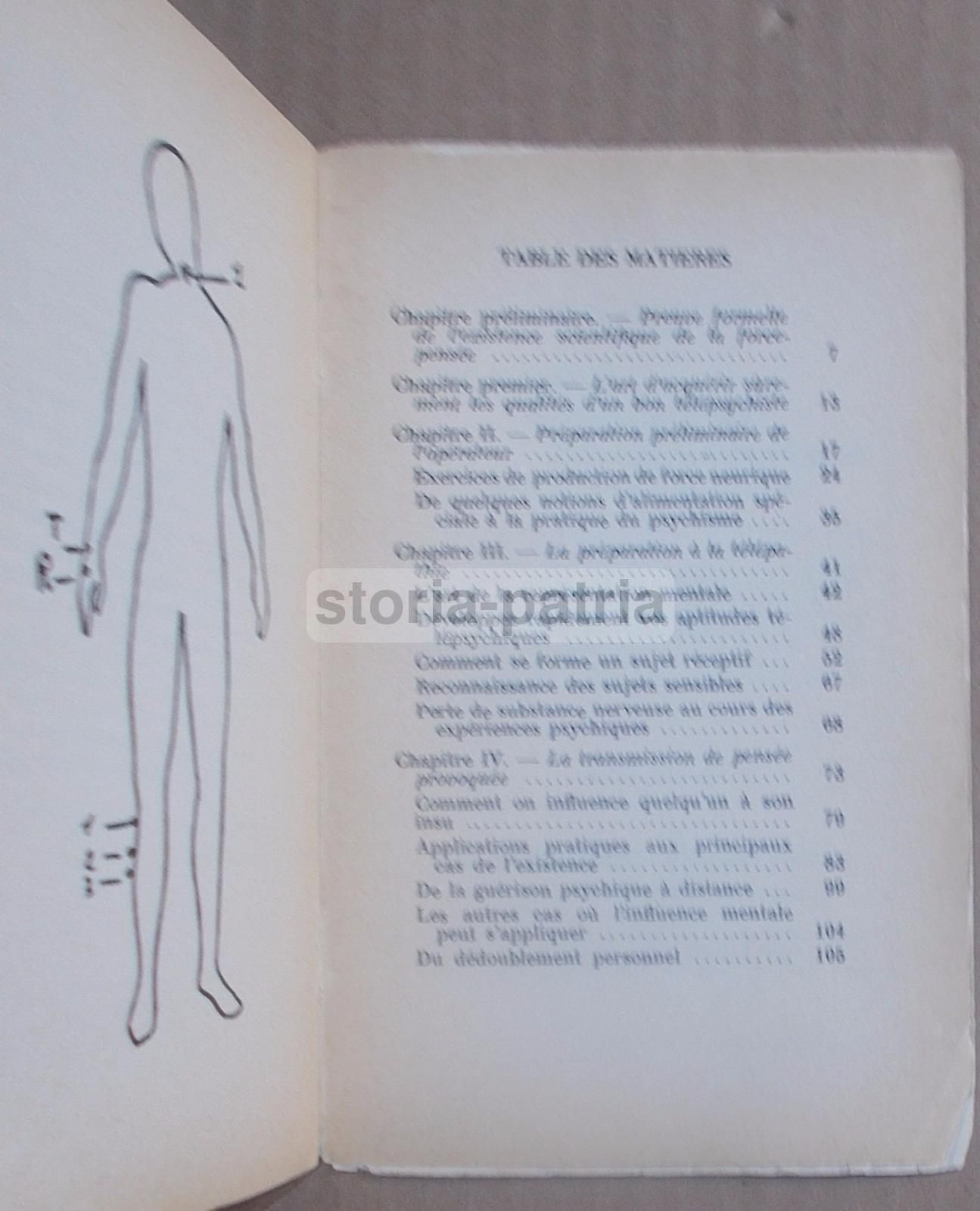 Reno Bajolais: Telepatia E Sdoppiamento, Parigi, 1969. Esoterismo