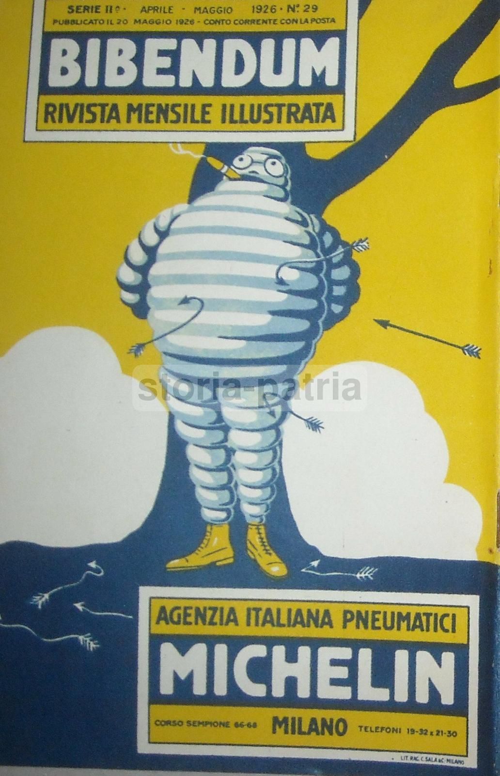 Bibendum Michelin 1926: Rivista Mensile Illustrata (Agenzia Italiana Pneumatici Michelin)   Fiera Di Milano E Polo Nord