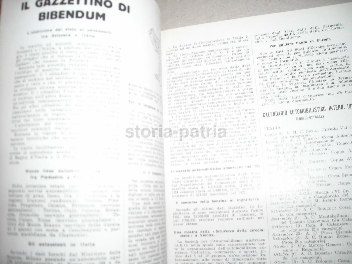 Rivista Bibendum Michelin, Milano, Aprile Maggio 1926