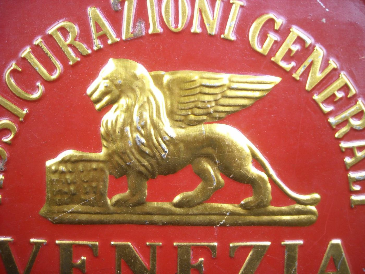Targa Pubblicitaria Assicurazioni Generali Venezia: Leone Alato
