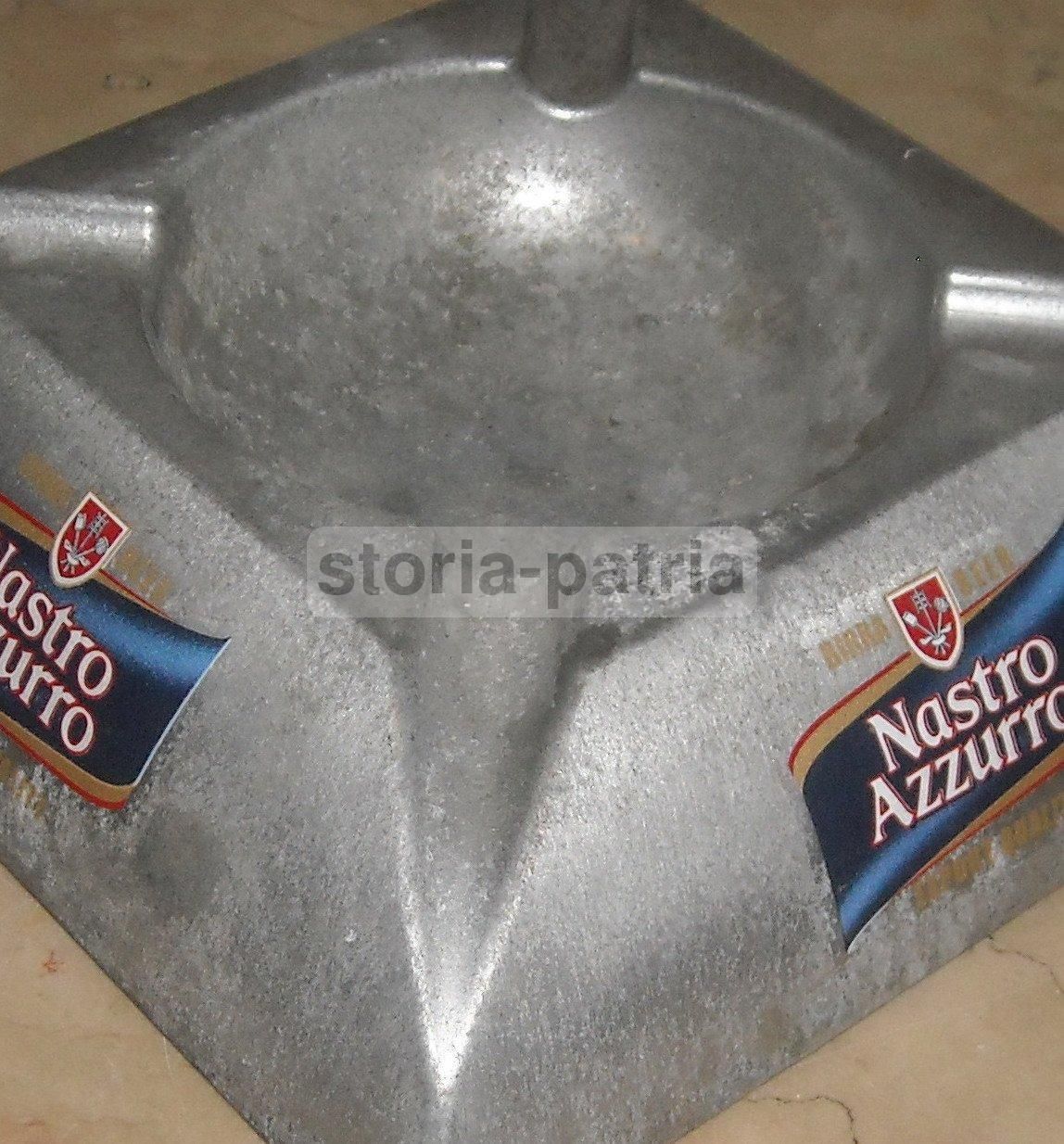Posacenere Pubblicitario Birra Nastro Azzurro Peroni