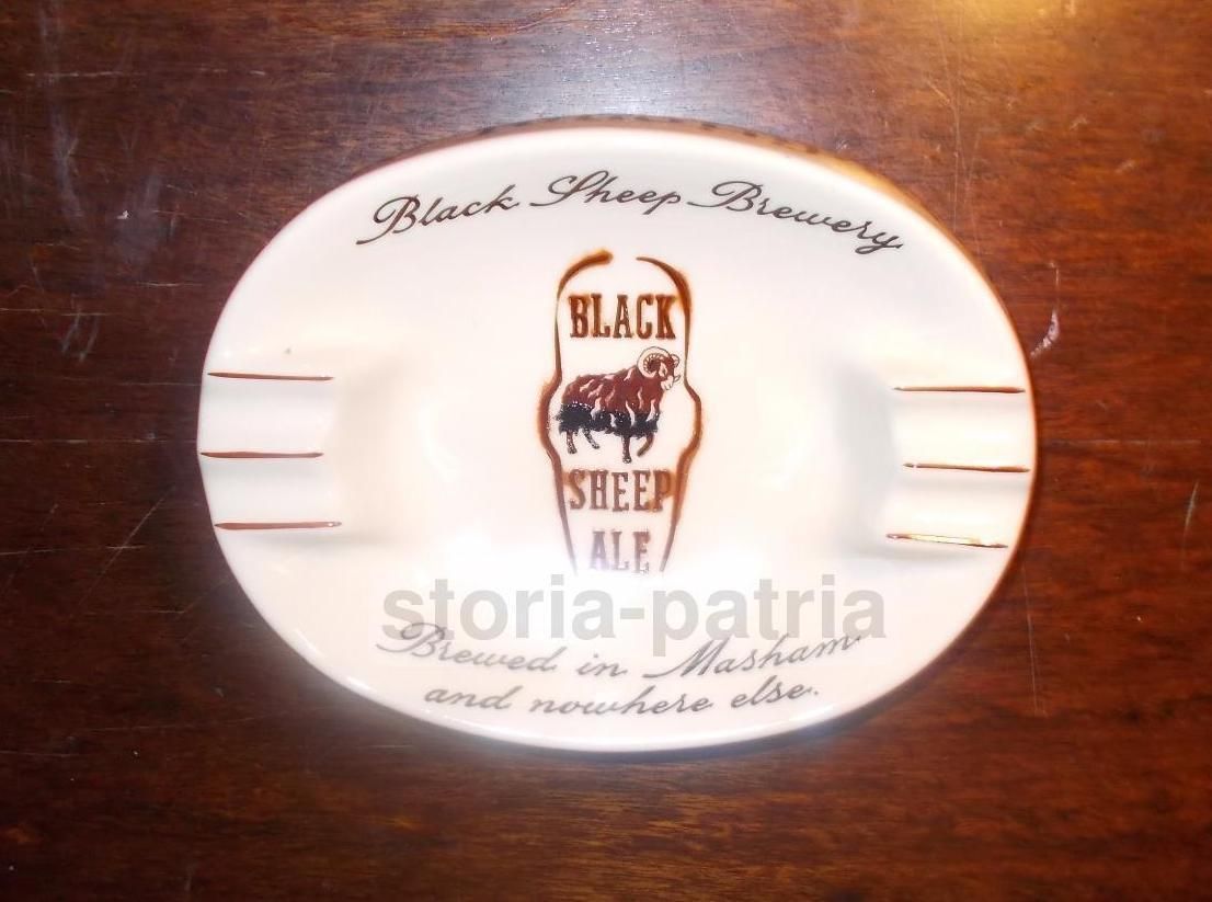 Posacenere Black Sheep Brewery Traditional Ales, Ceramica Vintage