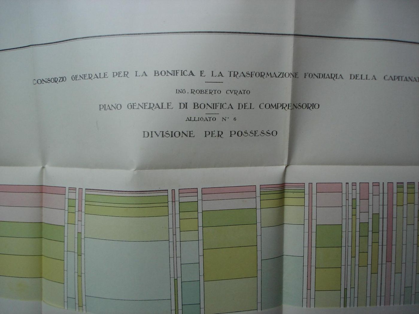 Piano Bonifica Capitanata 1933 Curato Mappe Cartografia Tavoliere