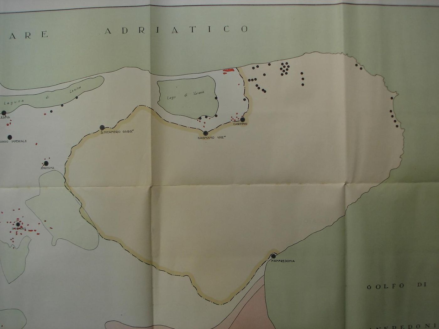 Piano Bonifica Capitanata 1933 Curato Mappe Cartografia Tavoliere