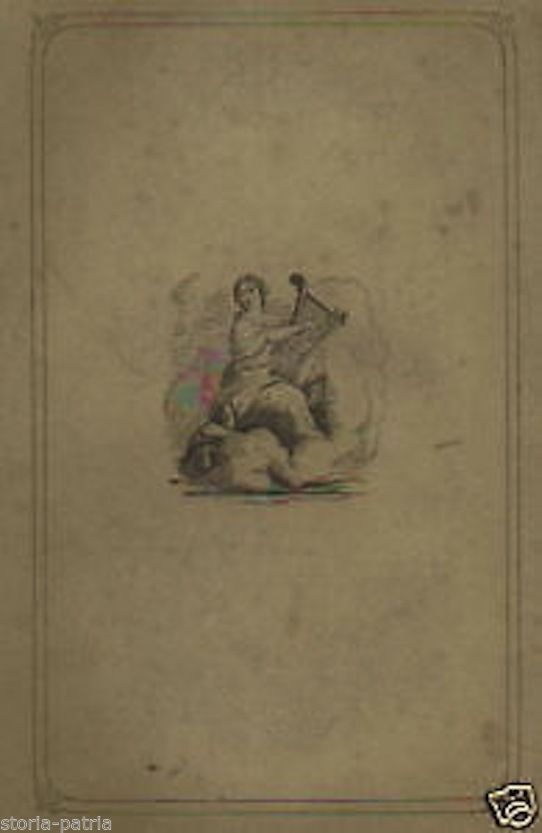 Versi Di Ottavio Serena (1864, Napoli)   Rara Prima Edizione