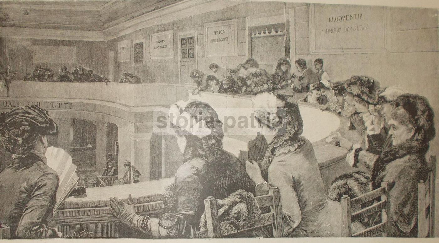 Francesco Netti, Alla Corte d'Assise. Stampa Antica, 1884