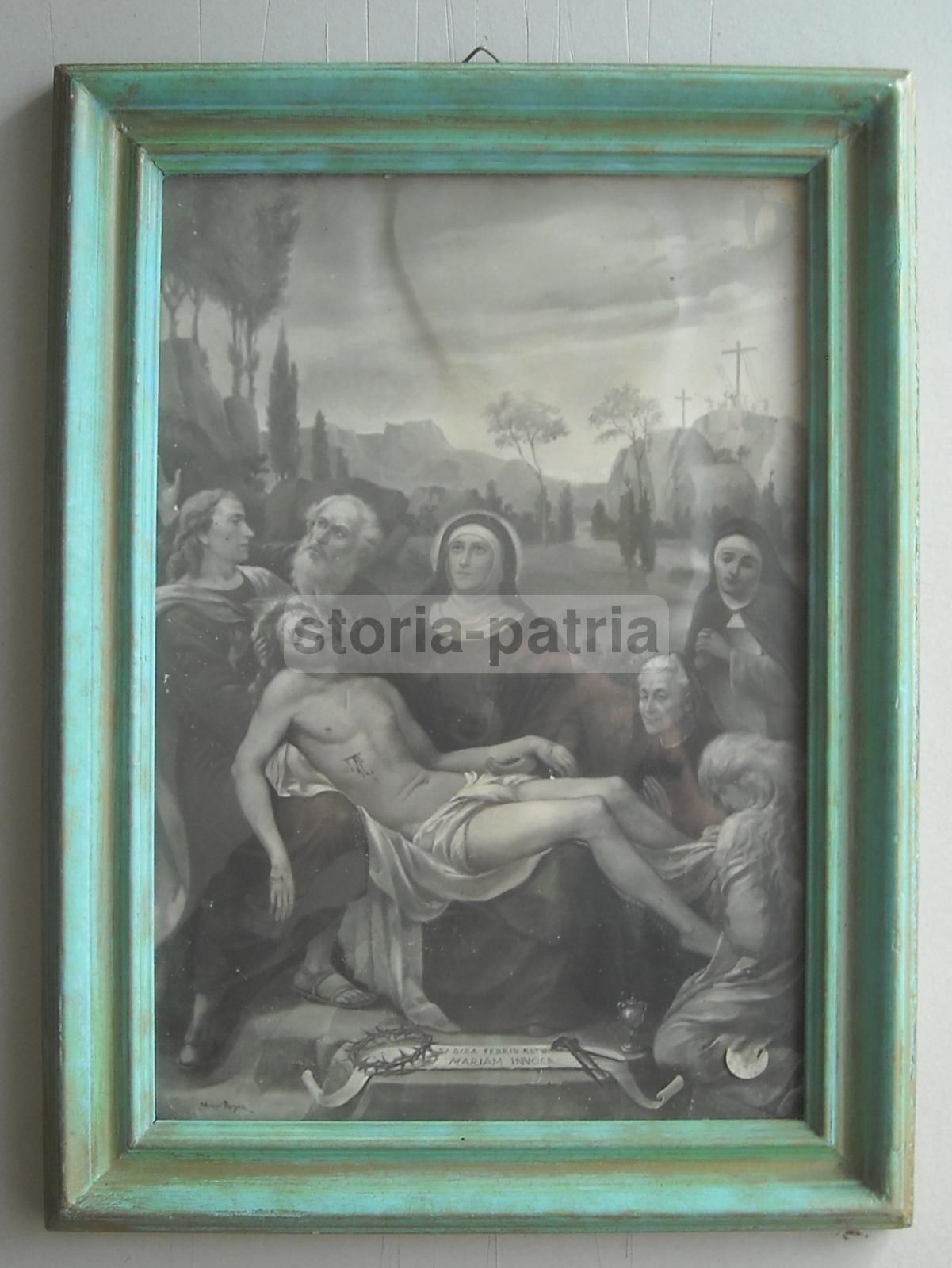 Mario Prayer: Deposizione, Stampa Fotografica Studio Angelo Russo, Bari