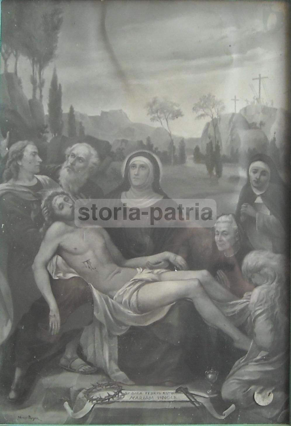 Mario Prayer: Deposizione, Stampa Fotografica Studio Angelo Russo, Bari