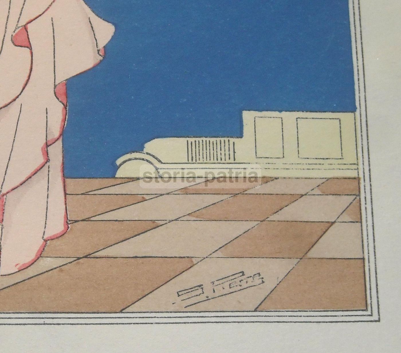 Pubblicità Moda Cirillo Bari Kursaal Santa Lucia Anni '30
