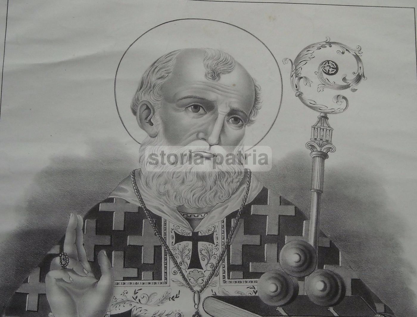 Litografia San Nicola Di Bari, Petruzzelli, Metà XIX Secolo