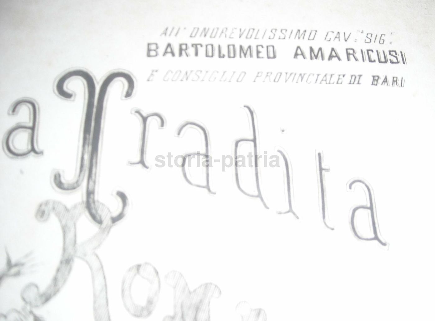 Spartito Antico La Tradita Di Giovanni Mancini, Napoli, Metà XIX Secolo