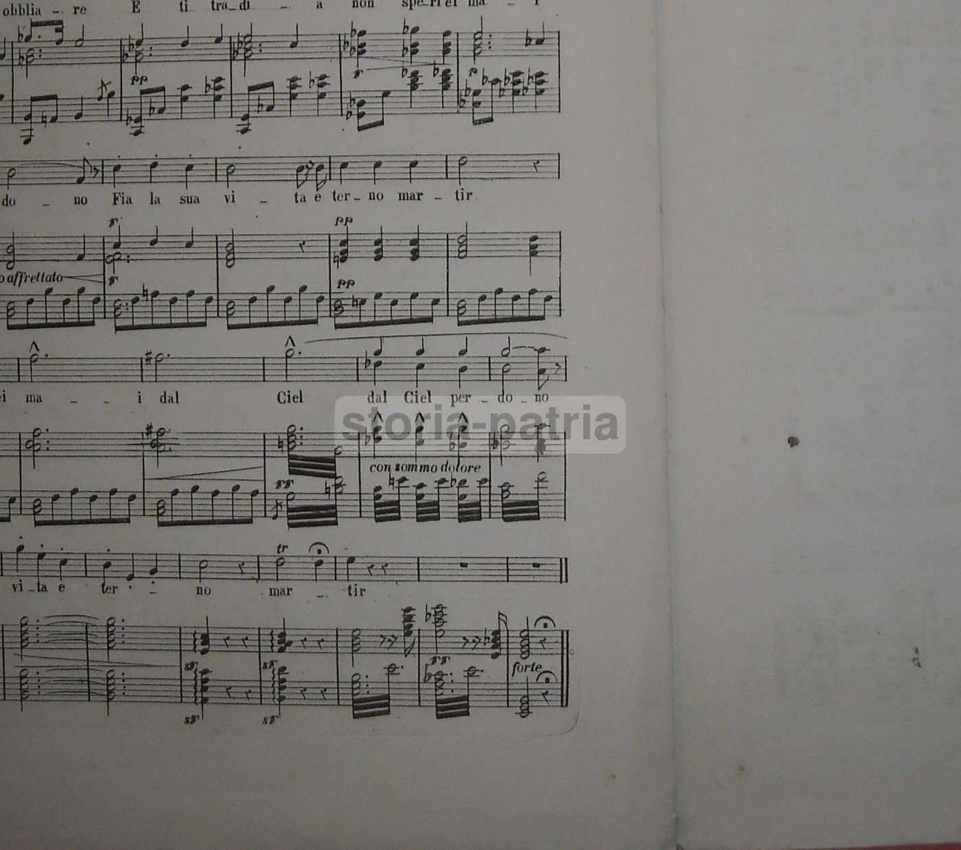 Spartito Antico La Tradita Di Giovanni Mancini, Napoli, Metà XIX Secolo