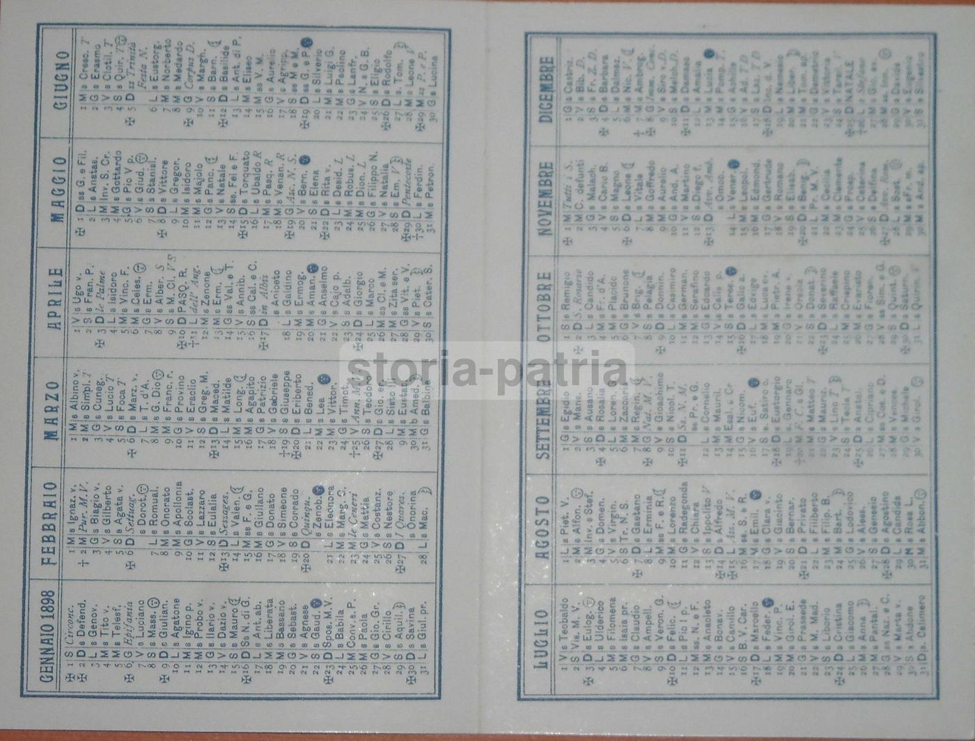 Pieghevole Pubblicitario Gran Caffè Risorgimento Bari 1898