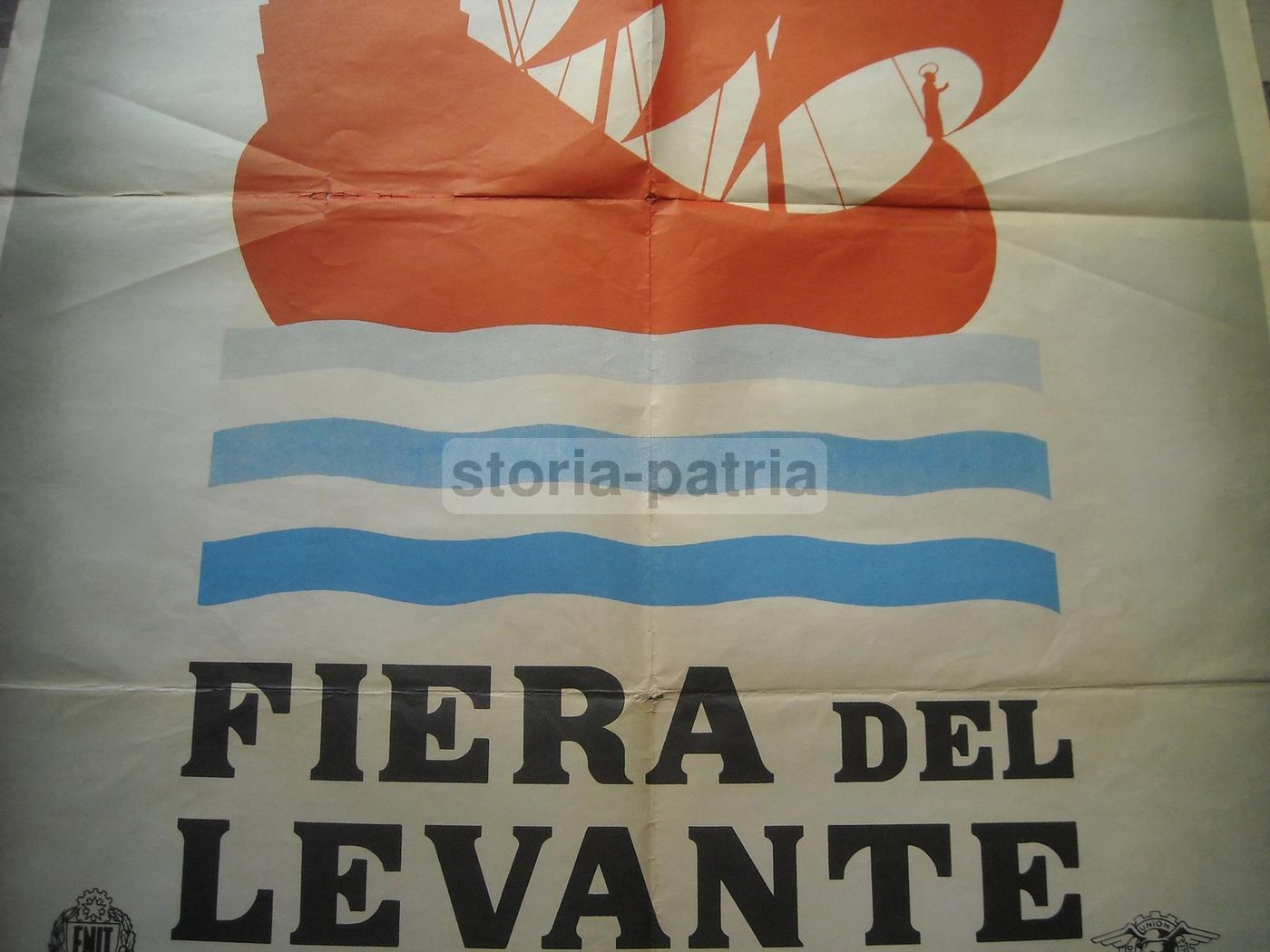 Manifesto Fiera Del Levante Bari 1961 Illustratore Araca Enit