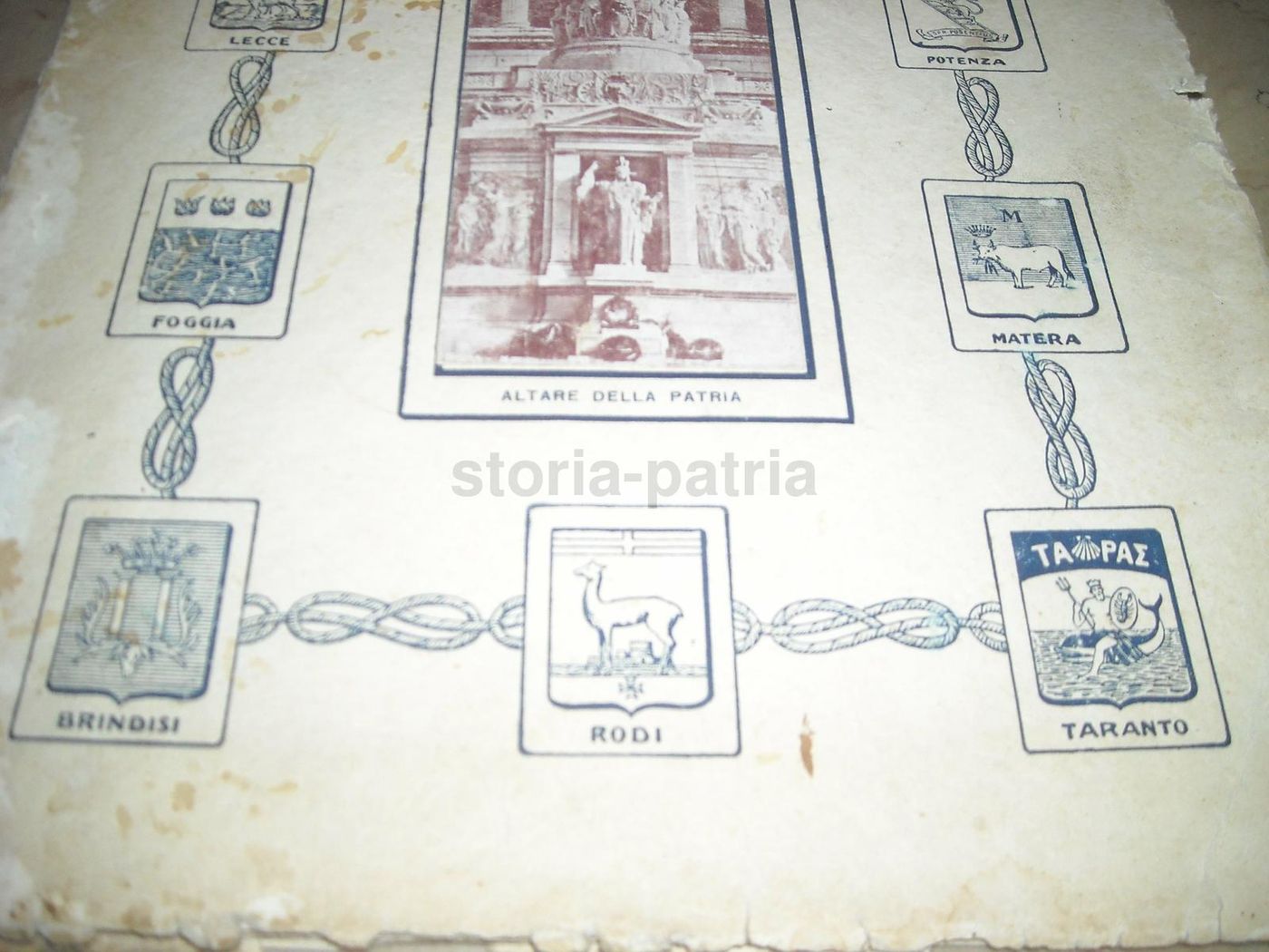 Calendario Storico Della 23a Divisione Territoriale Bari 1932