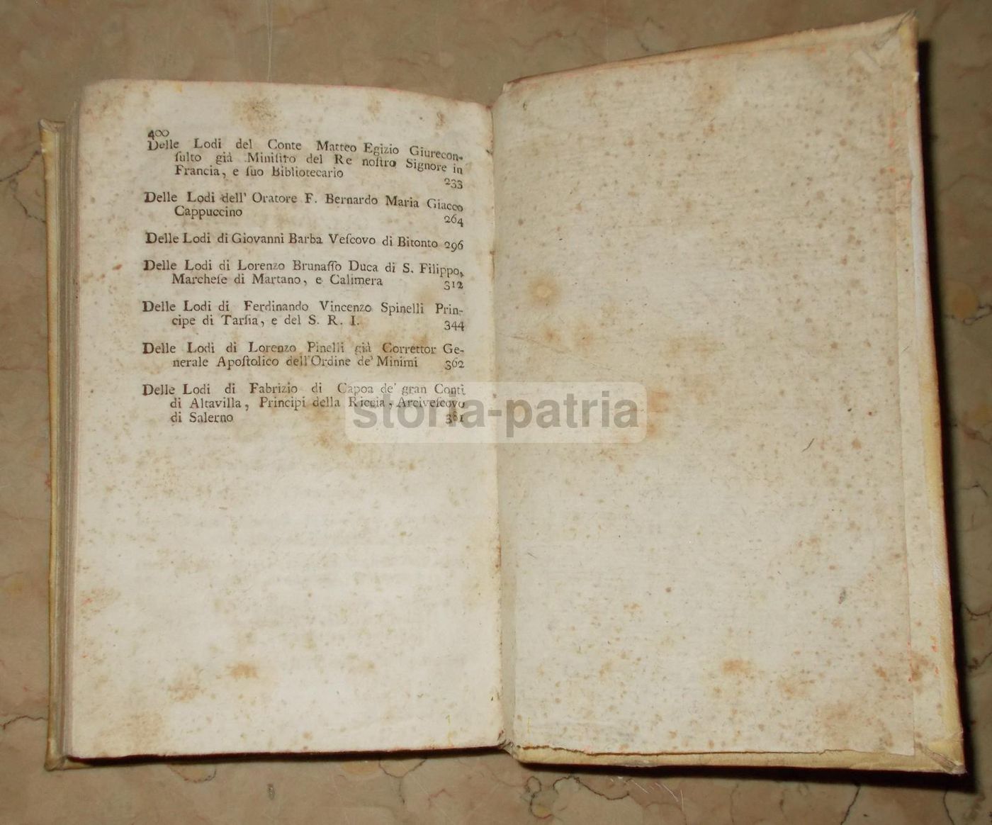 Orazioni Varie Di Gherardo Degli Angioli, Napoli, 1780