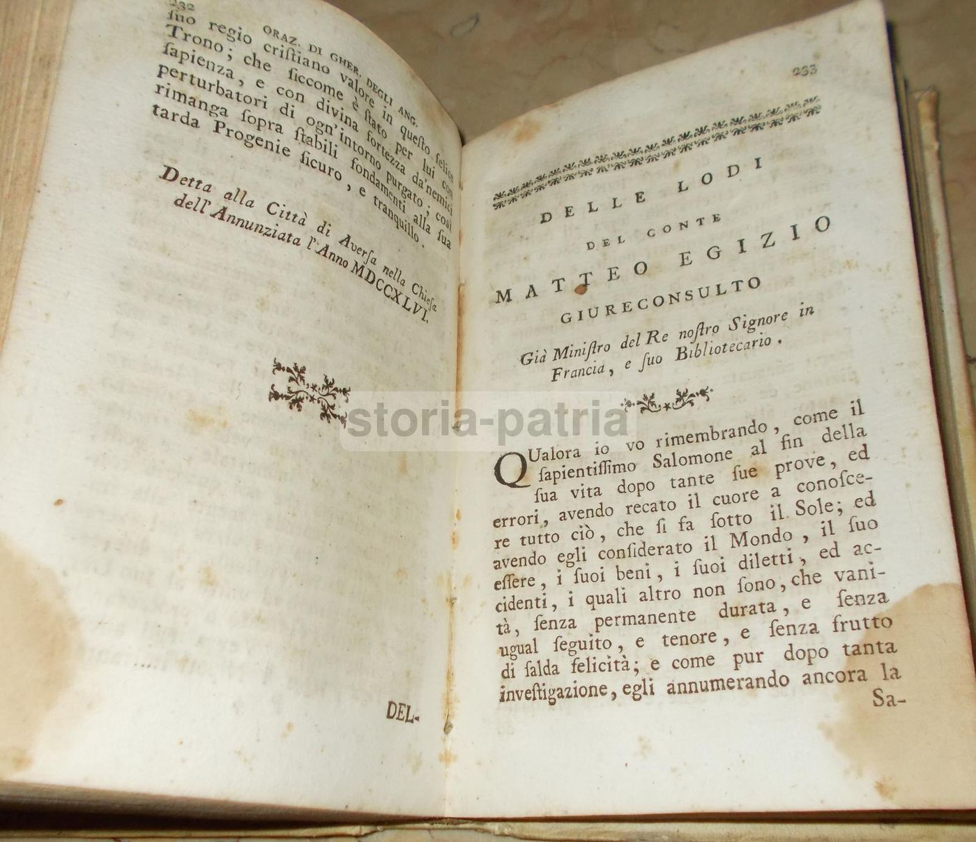 Orazioni Varie Di Gherardo Degli Angioli, Napoli, 1780