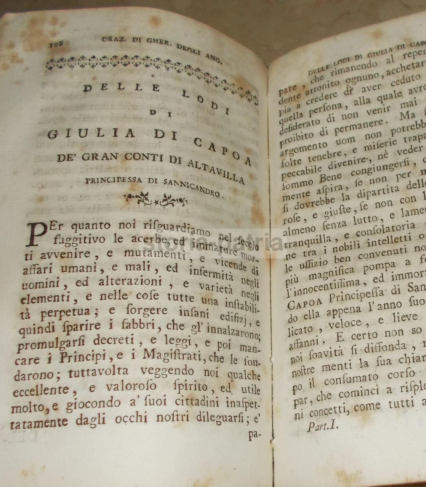 Orazioni Varie Di Gherardo Degli Angioli, Napoli, 1780