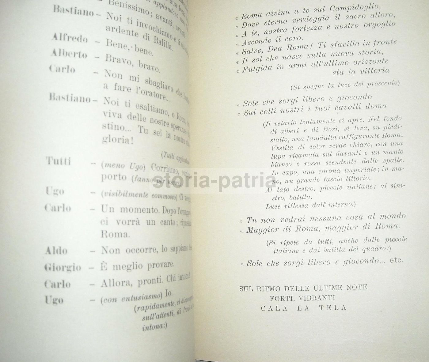 Roma O Morte Di Mario Ratiglia 1939. Commedia Scolastica, Bari