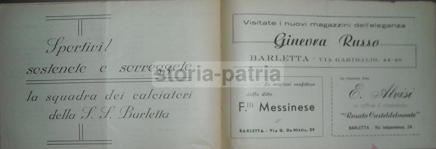 Giro Ciclistico Puglia Lucania 1949 Barletta Simeone CONI UVI