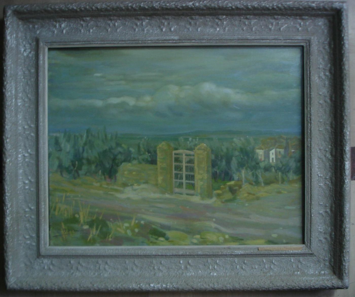 Alfonso Di Pasquale, Grigio Estivo. Olio Su Tela.