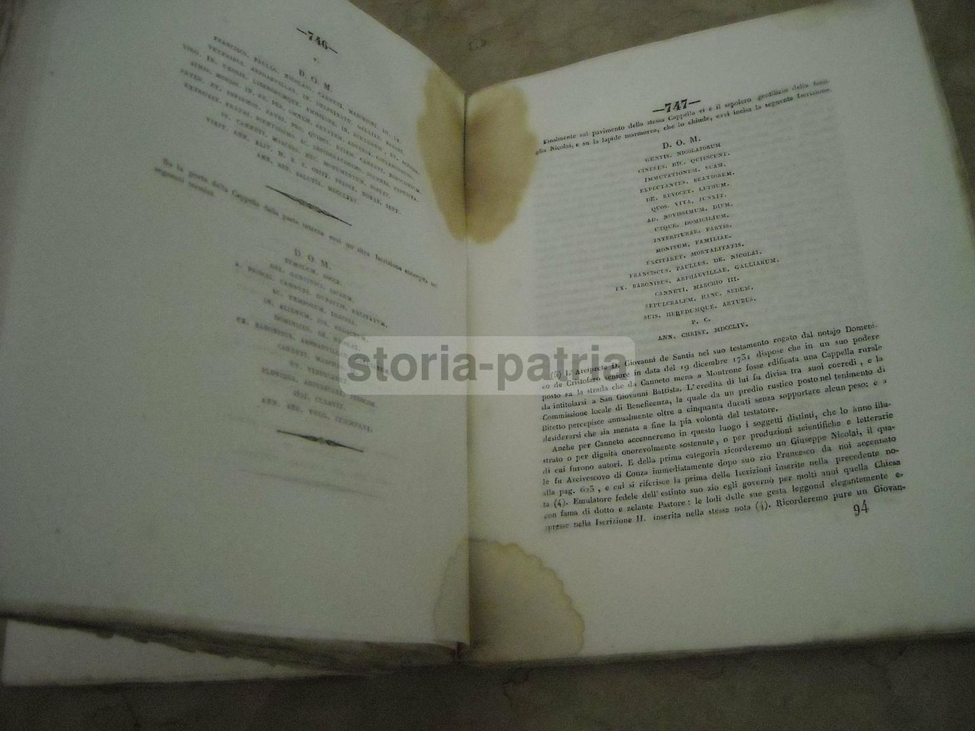 Serie Critica De' Sacri Pastori Baresi, Michele Garruba, 1844, Bari, Cannone