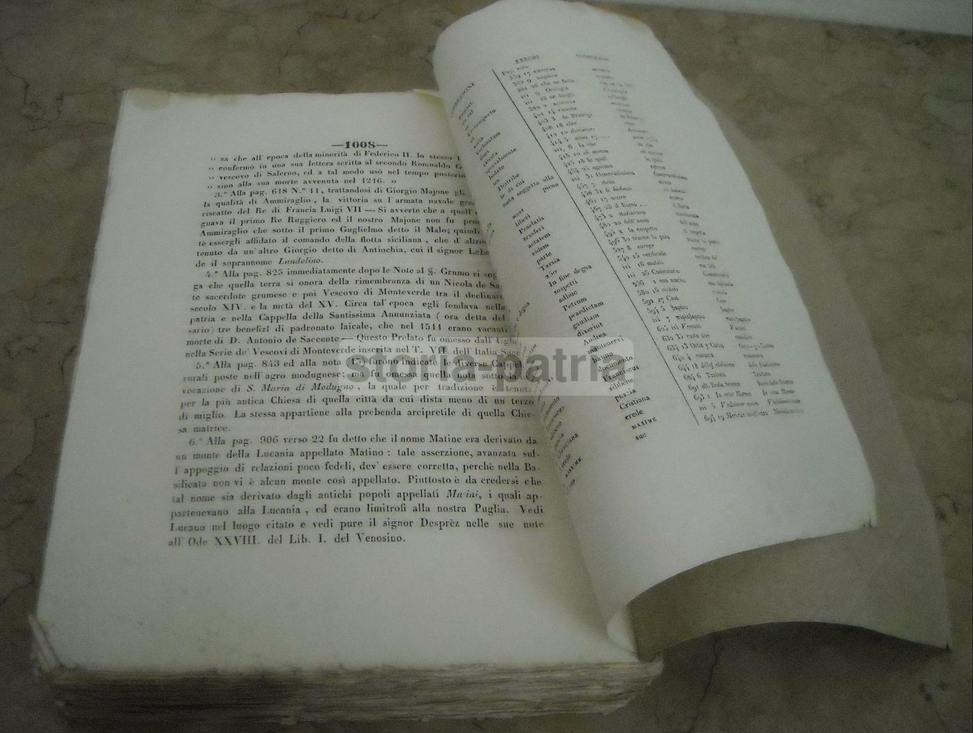 Serie Critica De' Sacri Pastori Baresi, Michele Garruba, 1844, Bari, Cannone