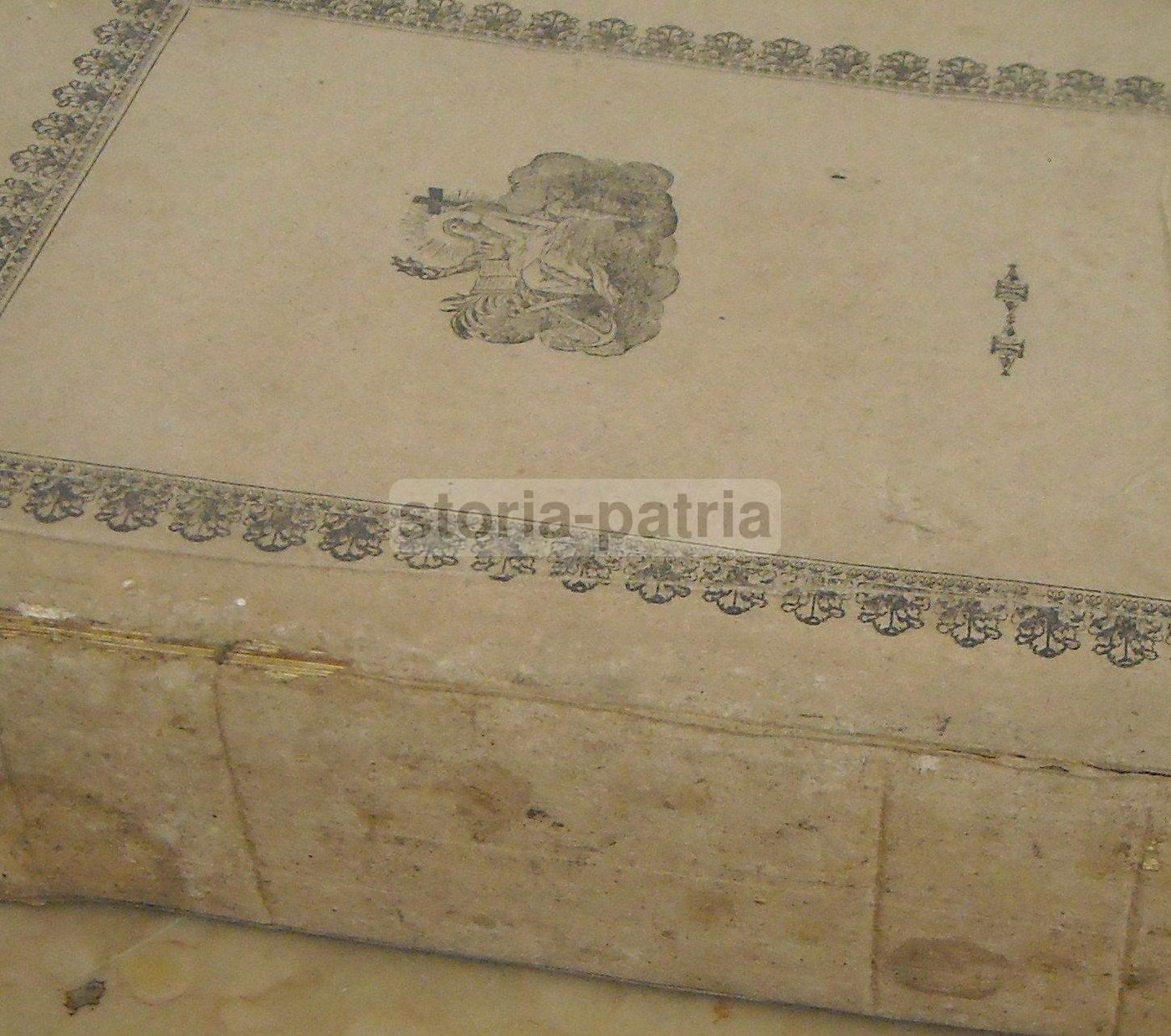 Serie Critica De' Sacri Pastori Baresi, Michele Garruba, 1844, Bari, Cannone