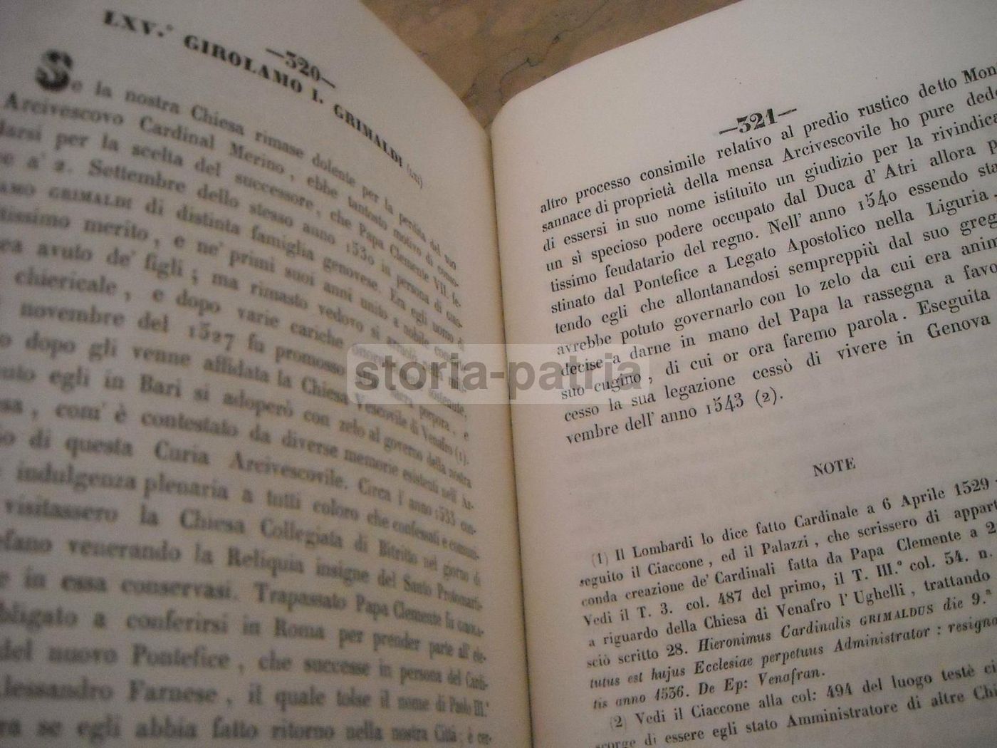 Serie Critica De' Sacri Pastori Baresi, Michele Garruba, 1844, Bari, Cannone