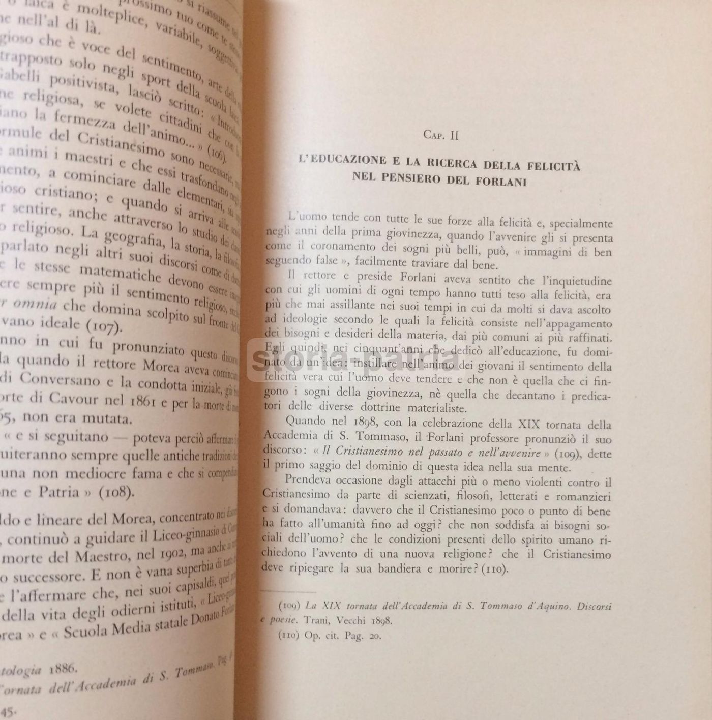 Collegio Di Conversano: Storia Del Liceo Ginnasio D. Morea (1952)