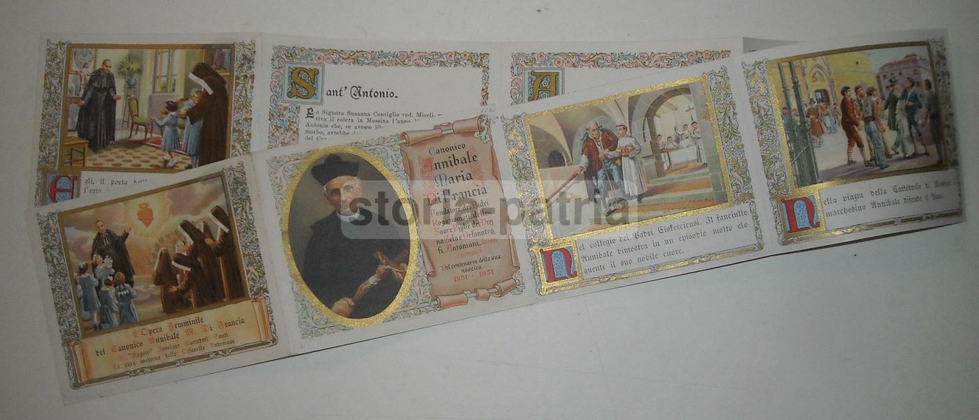 Depliant Centenario Canonico Annibale Di Francia 1851 1951, Corato