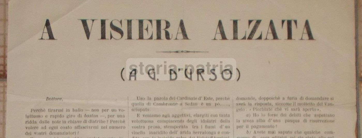 Manifesto Farmacista Di Lascia, Rocchetta Sant'Antonio (Foggia), 1911