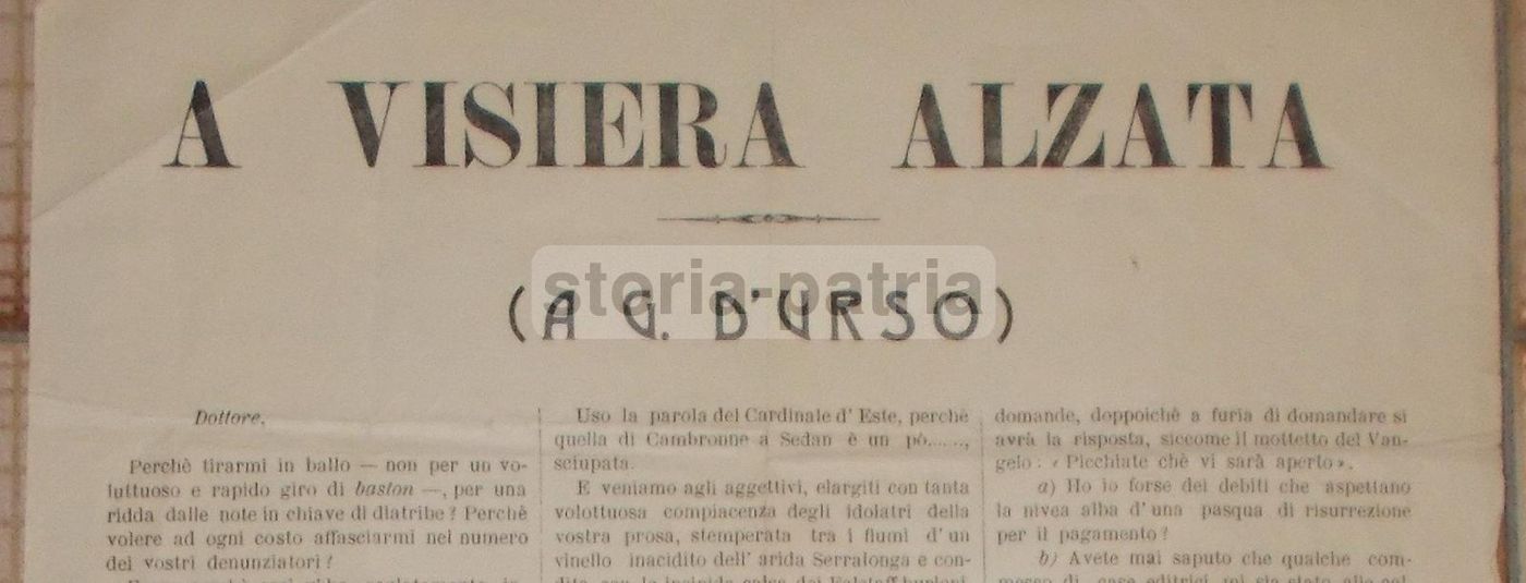 Manifesto Farmacista Di Lascia, Rocchetta Sant'Antonio (Foggia), 1911