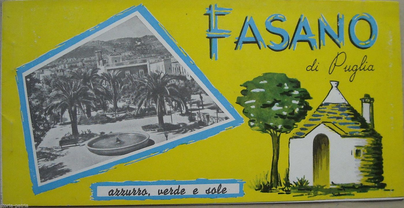 Guida Turistica Fasano Di Puglia 1959 Valle d'Itria Trulli