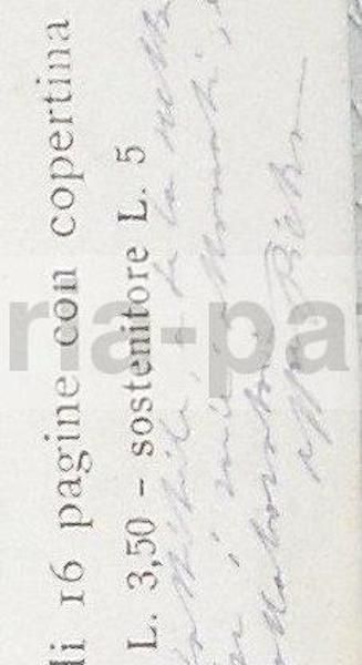 Cartolina Tipografia Lacaita Manduria 1911 Foto Laviosa Salento