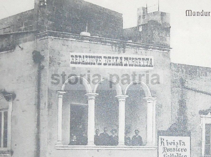 Cartolina Tipografia Lacaita Manduria 1911 Foto Laviosa Salento