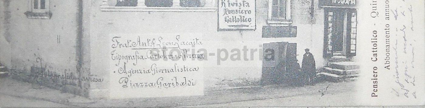 Cartolina Tipografia Lacaita Manduria 1911 Foto Laviosa Salento
