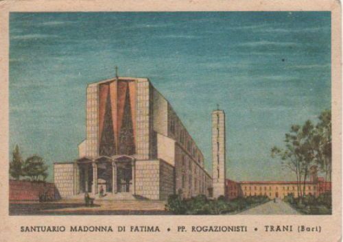 Cartolina Del Santuario Della Madonna Di Fatima, Trani (Rogazionisti)