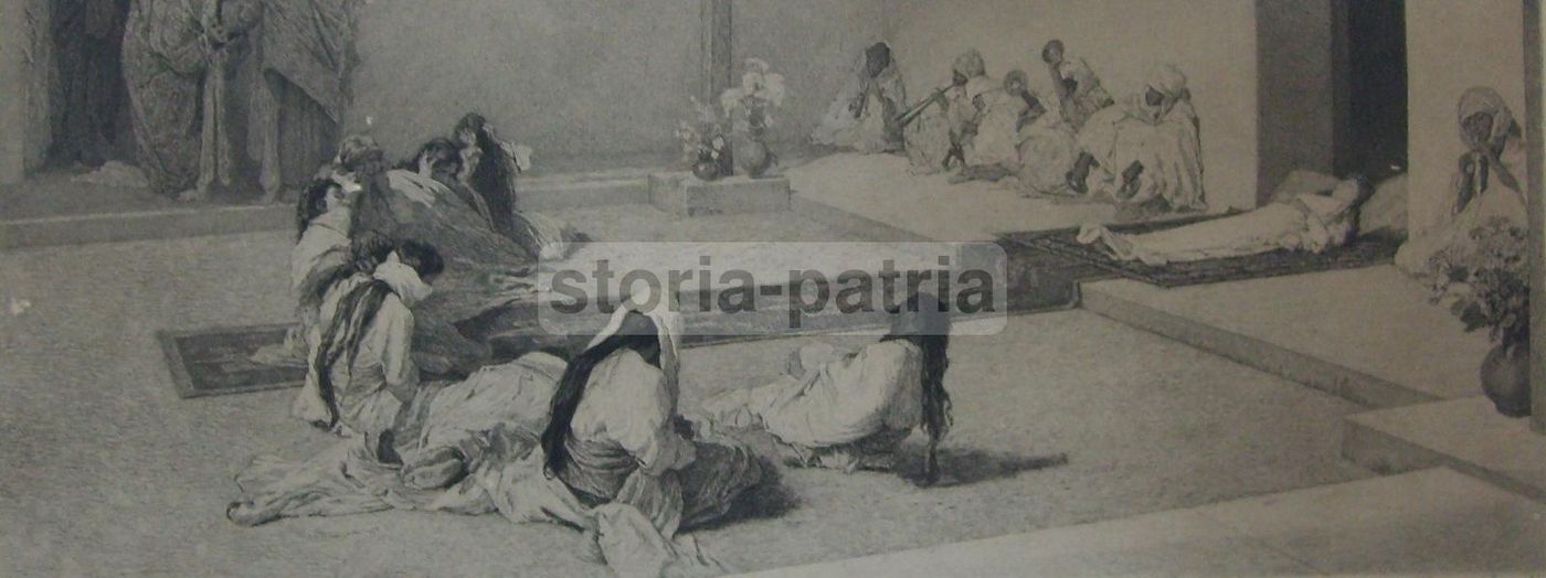 Incisione Originale Antonio Piccinni Thalita Cumi 1874 Morelli