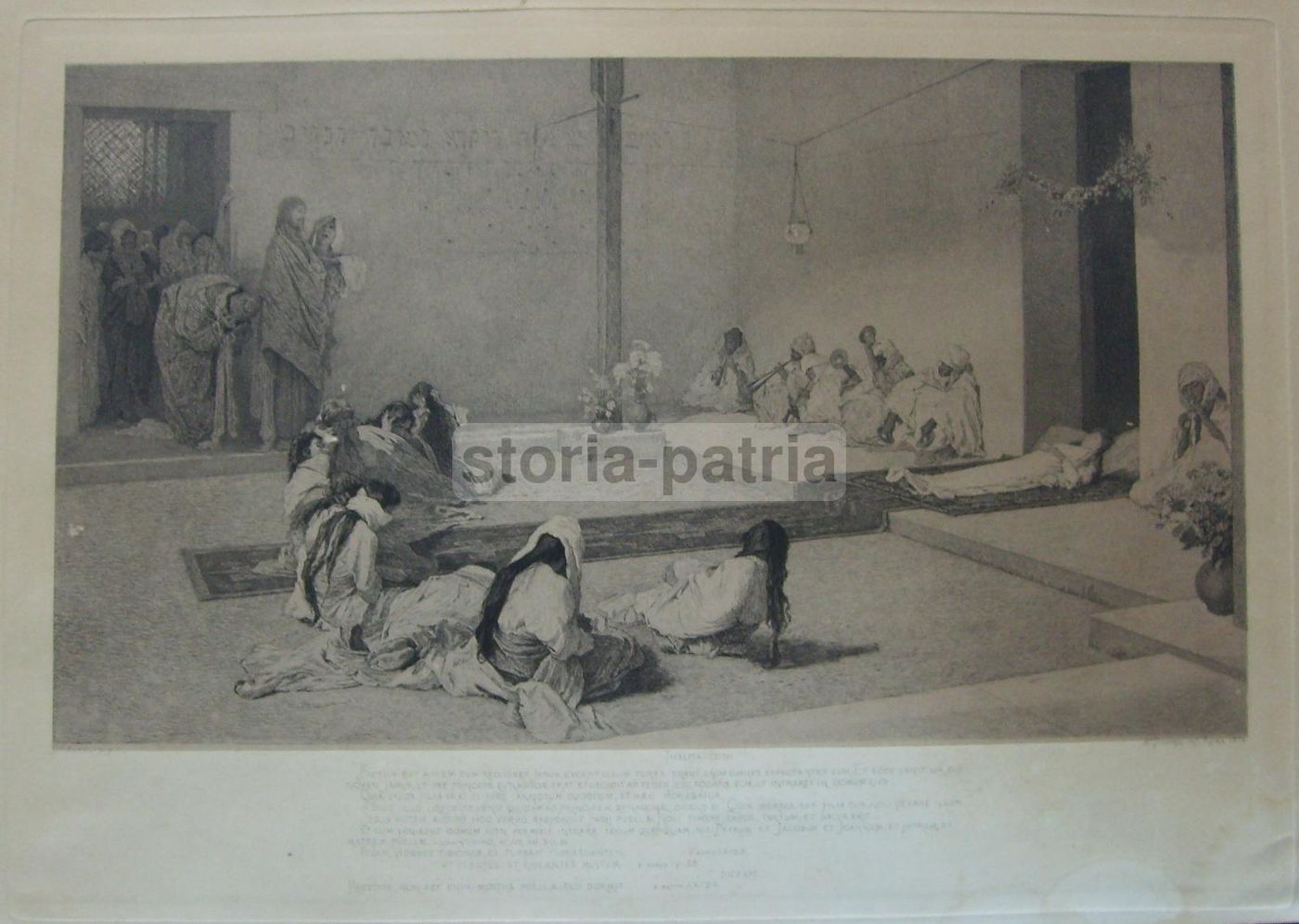 Incisione Originale Antonio Piccinni Thalita Cumi 1874 Morelli